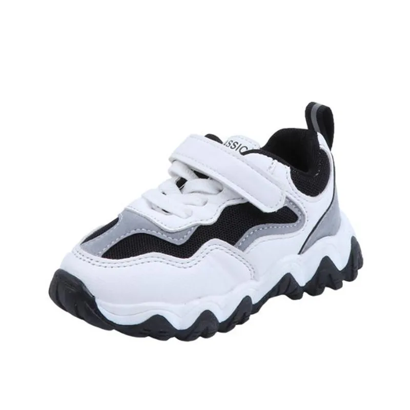 

Size 21-30 Children Casual Sports Shoes Fashion Mesh Breathable Sneakers Teens Kids Running Sneakers Boys Girls Wave Sole Shoes