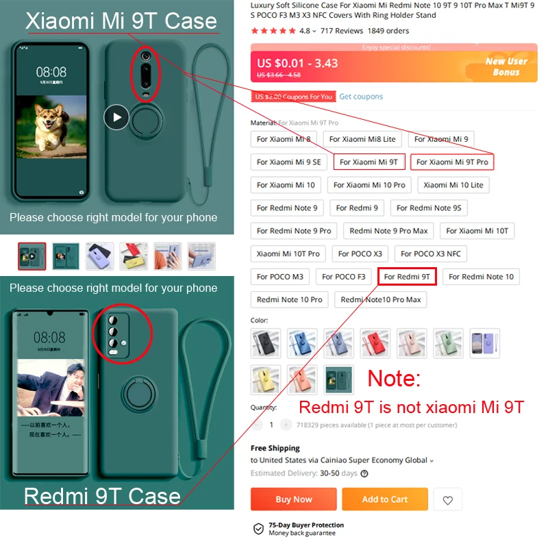 Soft Silicone Magnetic Case For Xiaomi 12 12X 11T 10T 9T Redmi Note 10 9 Pro 10S 9S POCO F3 X3 NFC Covers With Ring Holder Stand