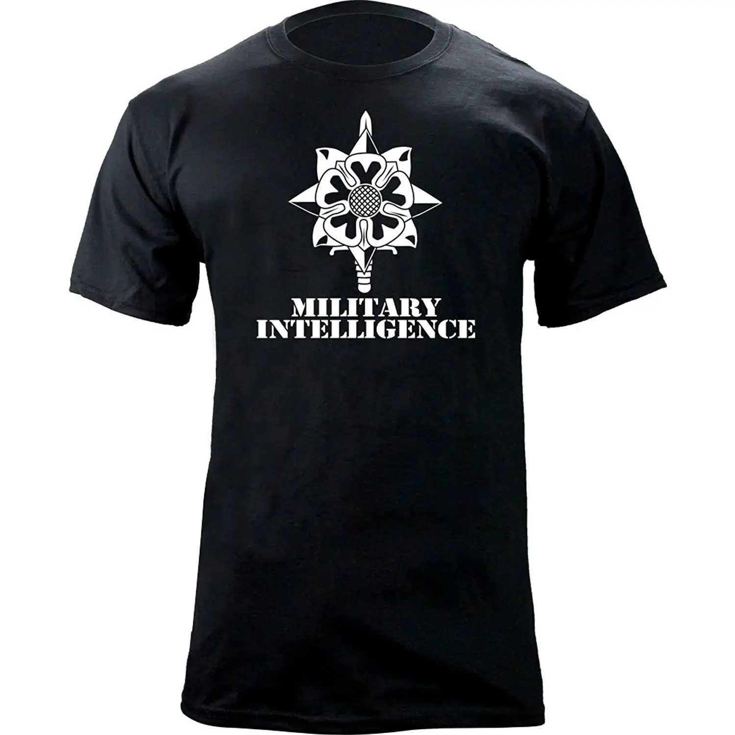 

New Summer Men Tee Shirt Army Military Intelligence Dagger Branch Insignia Veteran Graphic T-Shirt Custom Aldult Teen Unisex