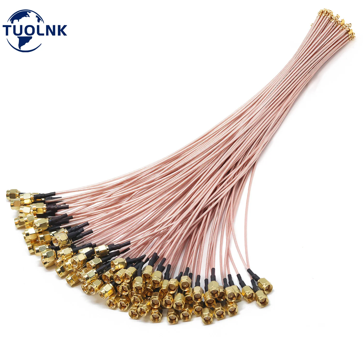 

100pcs SMA to IPX Cable RG178 IPX12inch SMA Male to UFL/U.FL/IPX Coaxial Cable IPEX to SMA Male Plug Pigtail Extension Cable