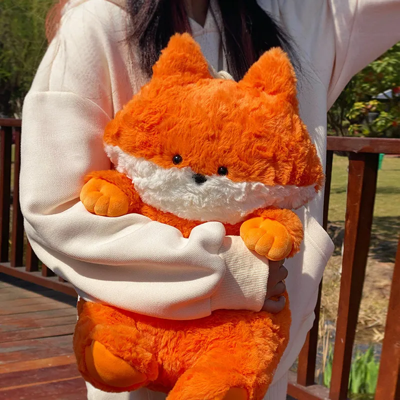 

40cm Kawaii Fox Plush Toy Cute Cartoon Foxes Stuffed Animal Doll Girl Lovers Christmas Gift Cute Sofa Decor Sleep Pillows