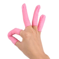 150pcs finger cots nature latex portable multifunction disposable fingertip protective rubber gloves non toxic