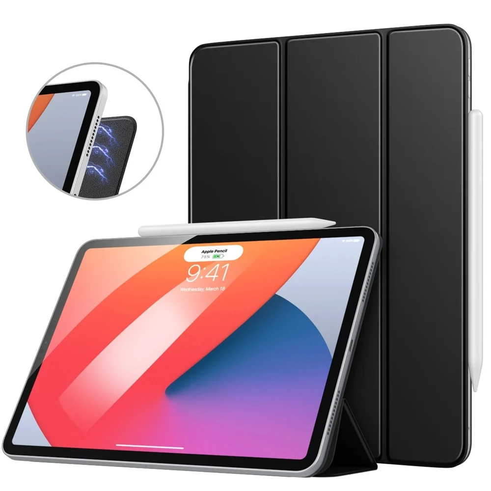 

Smart Folio Case For iPad 10.9 2020 -[Support Pencil Charging] Slim Lightweight Shell Stand Cover,Auto Wake/Sleep