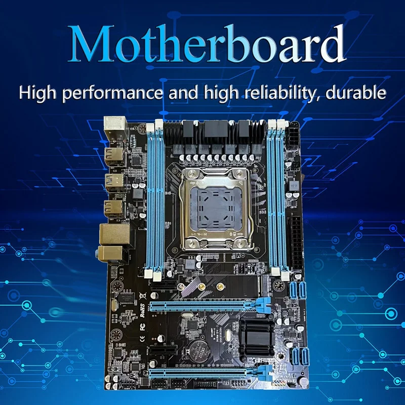 

X79-288 PC Motherboard With Switch Line+SATA Cable LGA2011 E5 V1/V2 4XDDR3 REG ECC RAM Slot M.2 NVME SATA3.0 Motherboard