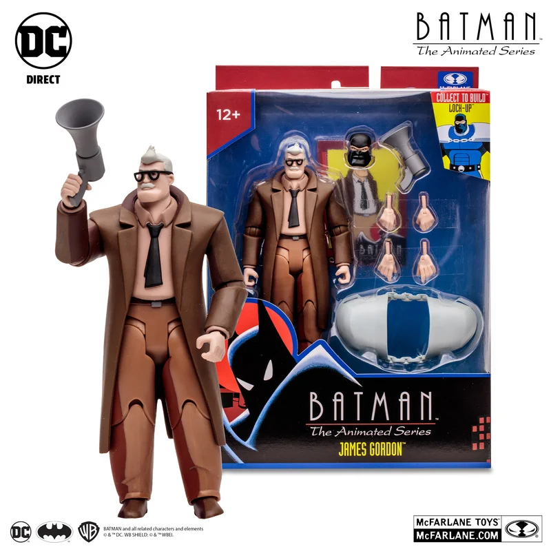 Фигурка McFarlane Batman: The Animated Series Build-a WAVE 2 LOCK-UP 7 дюймов слепая в качестве летучей мыши
