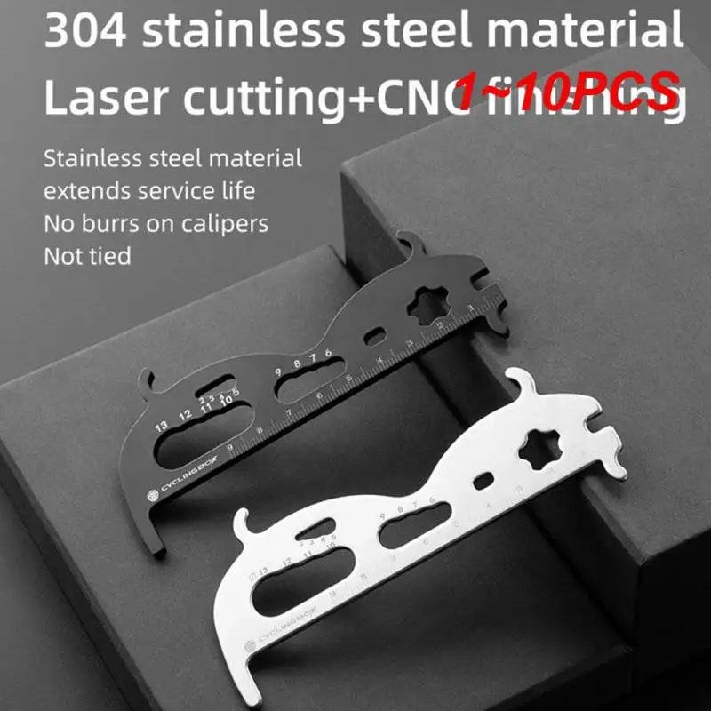 

1 ~ 10 шт. портативная измерительная линейка для износа горного велосипеда