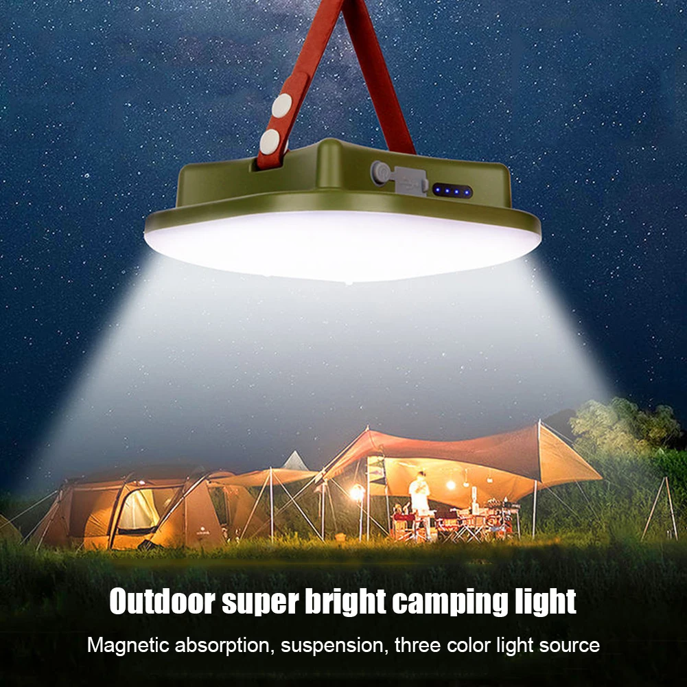 

Powerful Outdoor Tent Lamp 13500mAh Rechargeable Emergency Lights Waterproof Mobile Power Bank for Hiking Fishing for Travel BBQ