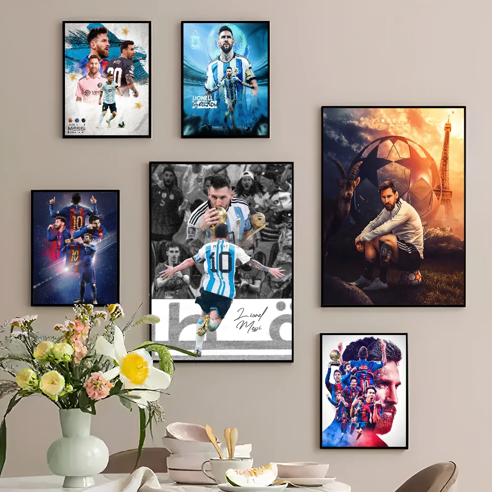 Самоклеящиеся наклейки с изображением футбольной звезды М-Месси