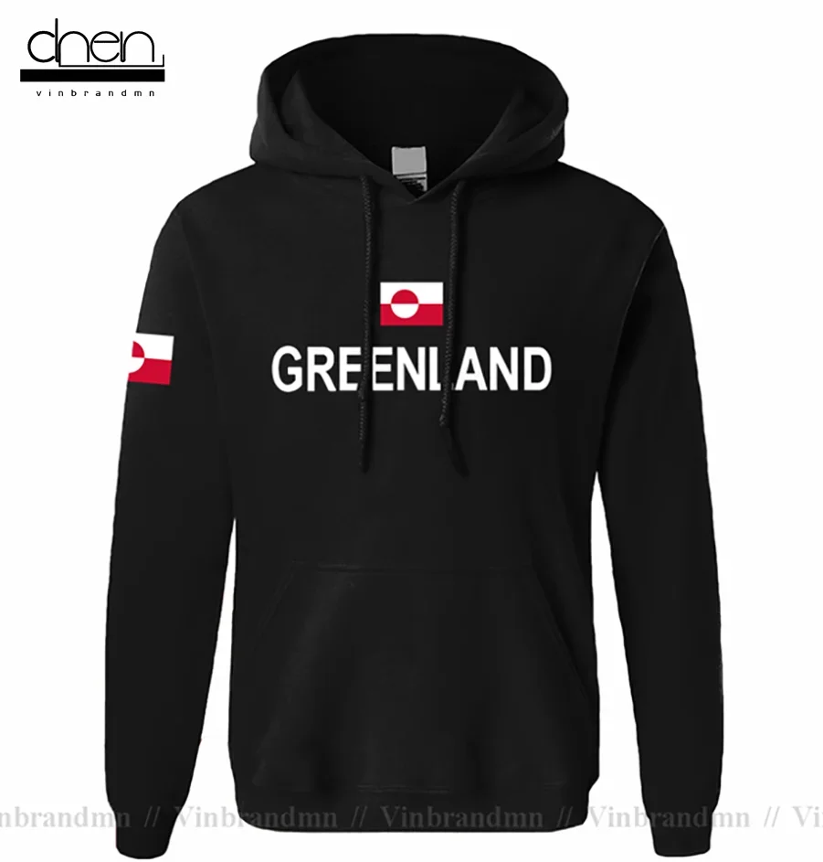 Greenland GRL Kalaallit gcuat Greenlandic Inuit Greenlander GL мужская толстовка с капюшоном пуловеры