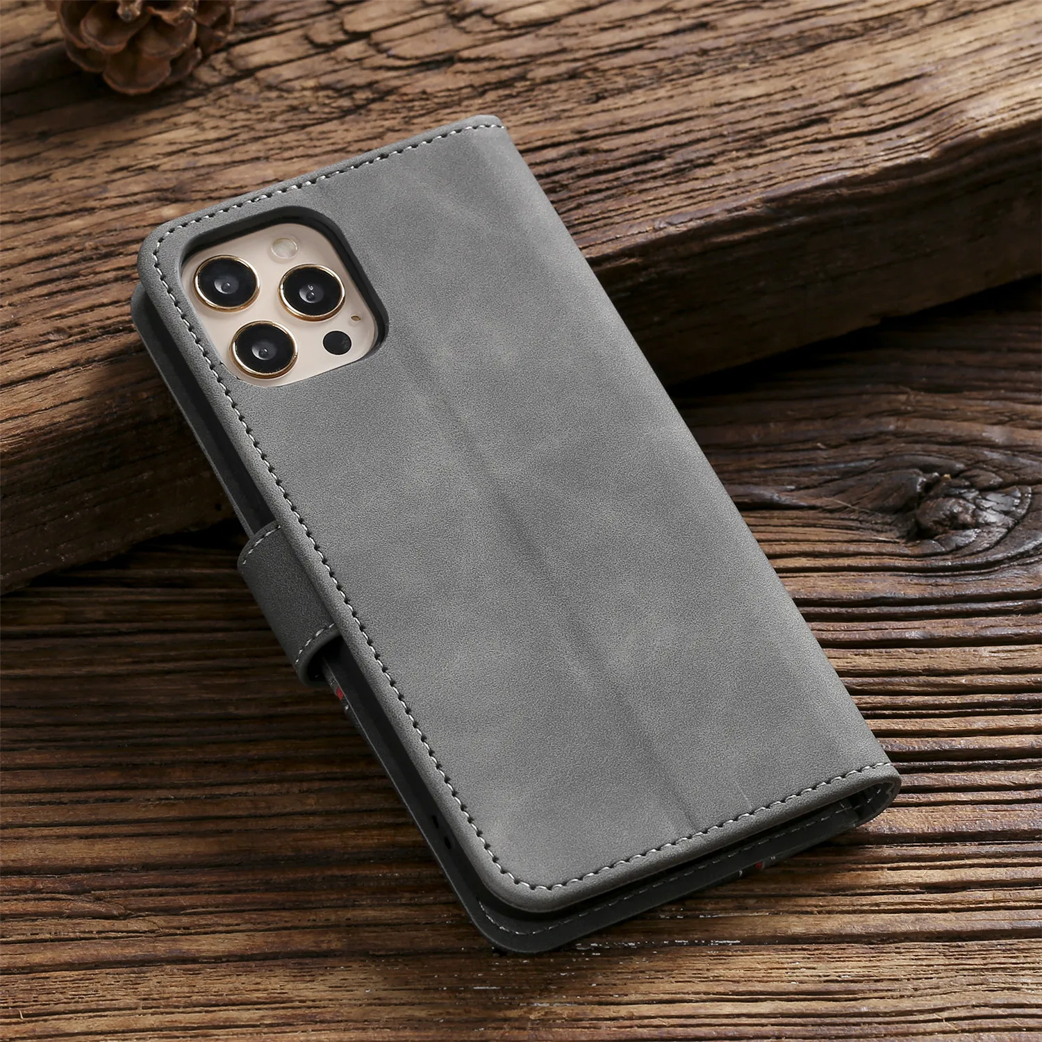 Flip Phone Case For iPhone 14 11 12 Pro Max 13 Mini XR X XS 7 8 Plus 6 6S Plus SE 2020 Leather Holder Wallet Satnd Cover Coque