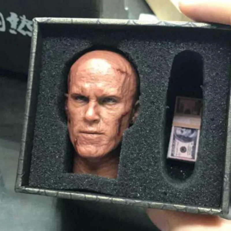 Модель в масштабе 1/6 Мужская голова фигурка Райана Рейнолдса Дэдпула игрушка для