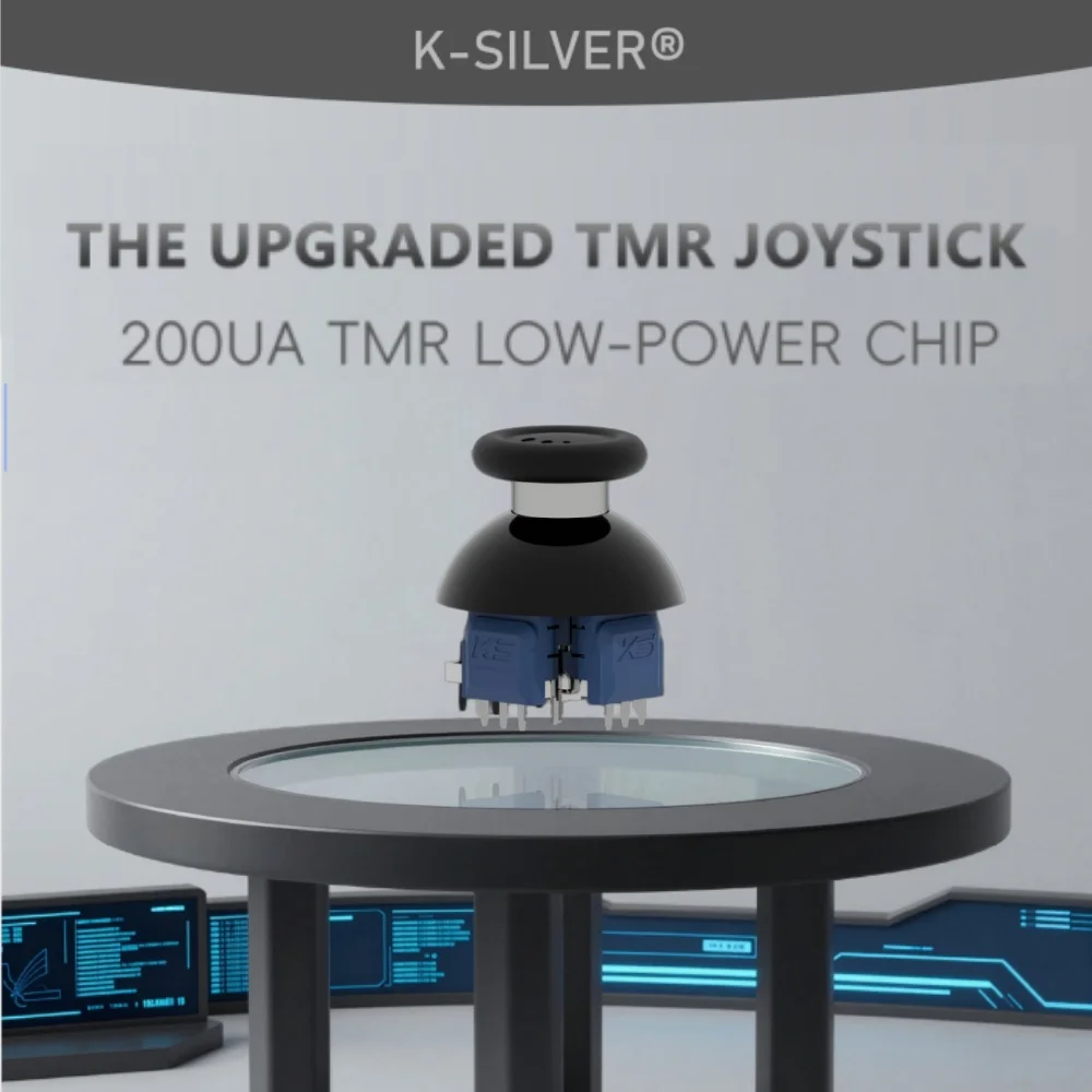 Фото Джойстик TMR K-SILVER JT13-005 для PS4, усилие 30-80 гф, 320 °   Магнитный стик с регулируемым натяжением и защитой от смещения для DualSense PS5 (игровая деталь) №5