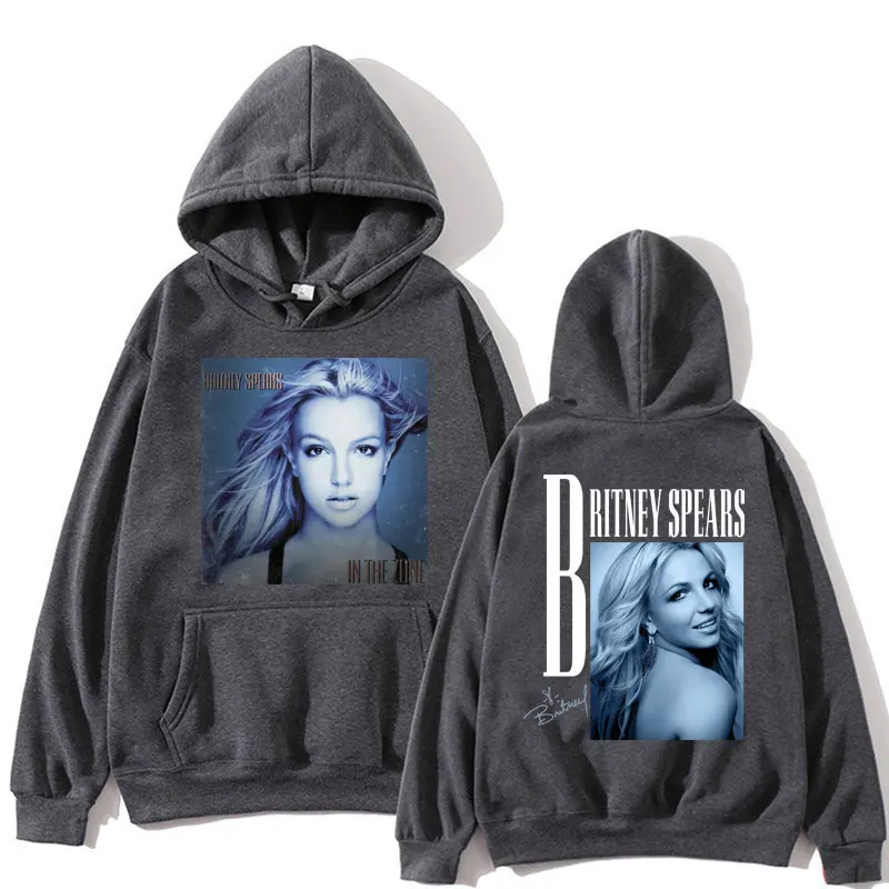 Стильная толстовка певица Бритни Спирс для мужчин и женщин винтажная модная с