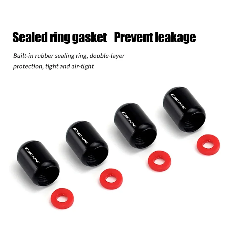 Колпачки клапанов автомобильных колес 4 шт. металлическая основа для шин C-MaX Edge