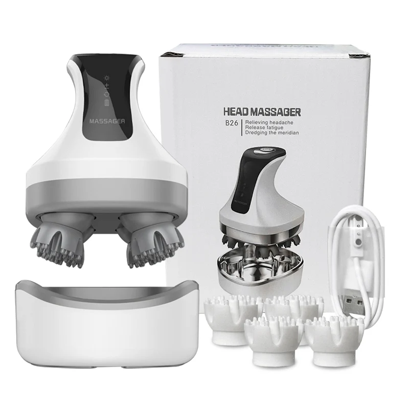 Электрический массажер для головы 4D с несколькими когтями антистресс