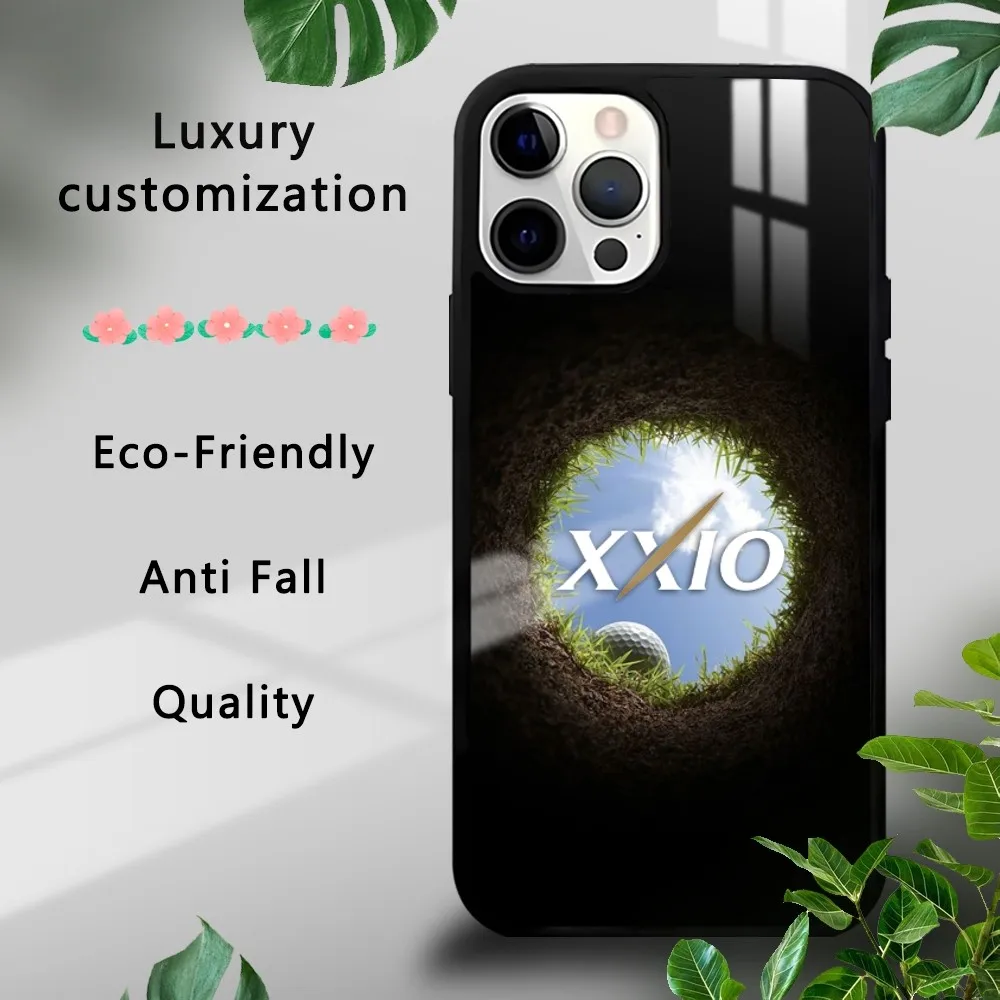 X-XxioS Golf Luxury Phone Case For IPhone 16 15 14 13 12 11 Pro Xs Max Mini Plus Celulares Hard Funda