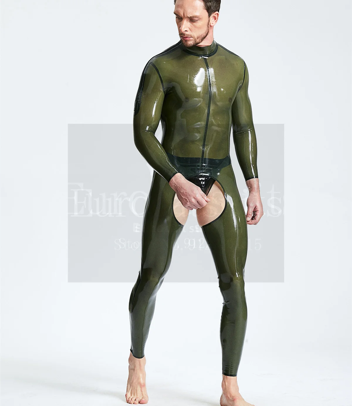 latex fetish men lingerie "Latex Catsuit Fetish Wear: Unleash Your Inner Dominatrix with Wetlook and Skintight Design"