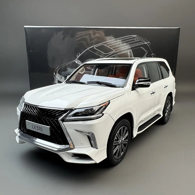 ЖК-дисплей 1:18 для внедорожника LX570, внедорожника, легкосплавная модель автомобиля, подарочная коллекция (art.: 3920d1799e640) - 3920d1799e640