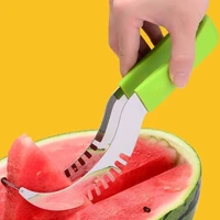watermelon clip easy to take and cut integrated plastic handle watermelon cutting fruit cutting hami melon cutting slicer