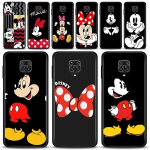 Phone Case For Xiaomi Redmi Note 11 10 8 Pro 11ProPlus 9S 11T 9T 9 8T 7 K40 9A 9C 7A Coque Cute Minnie Mickey Mouse