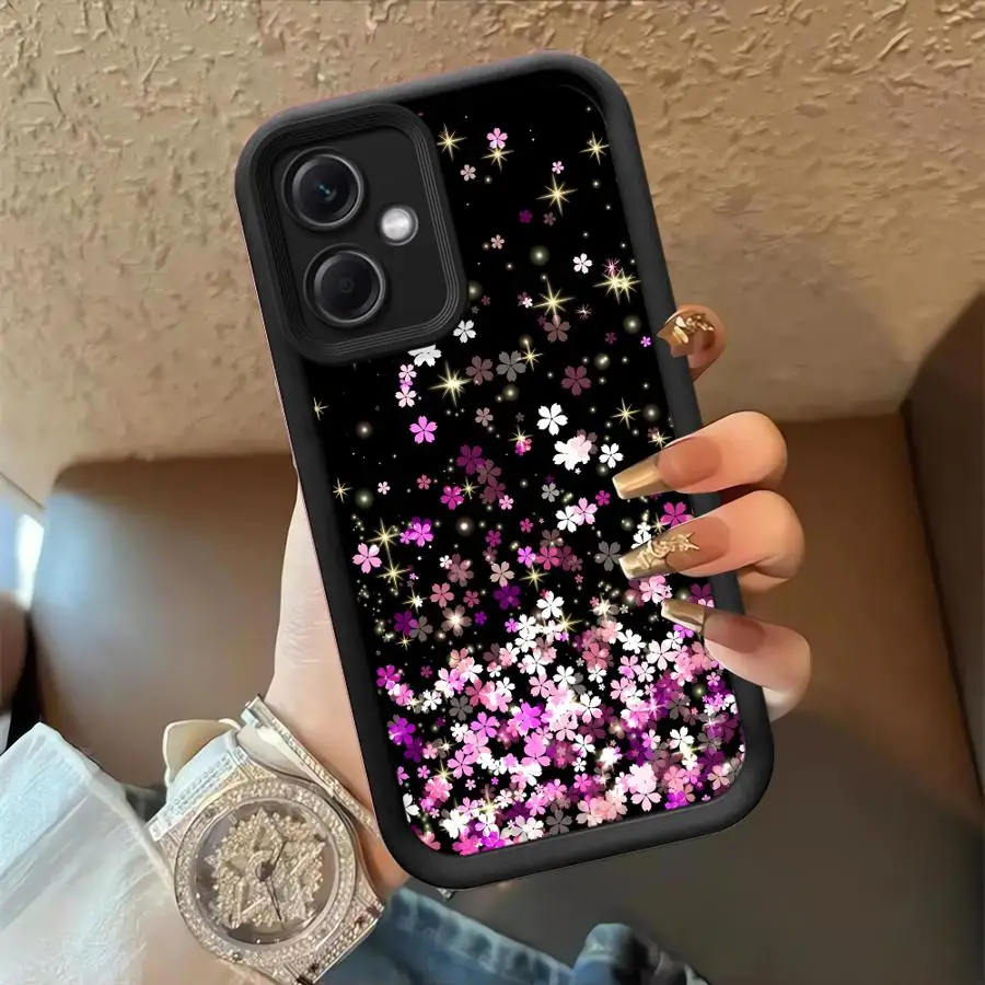 Чехол для телефона Xiaomi Redmi 12C 13C 12 A1 A2 Plus A4 A3x Poco X3 Pro C51 C61 X3NFC Мягкий чехол с блестящим