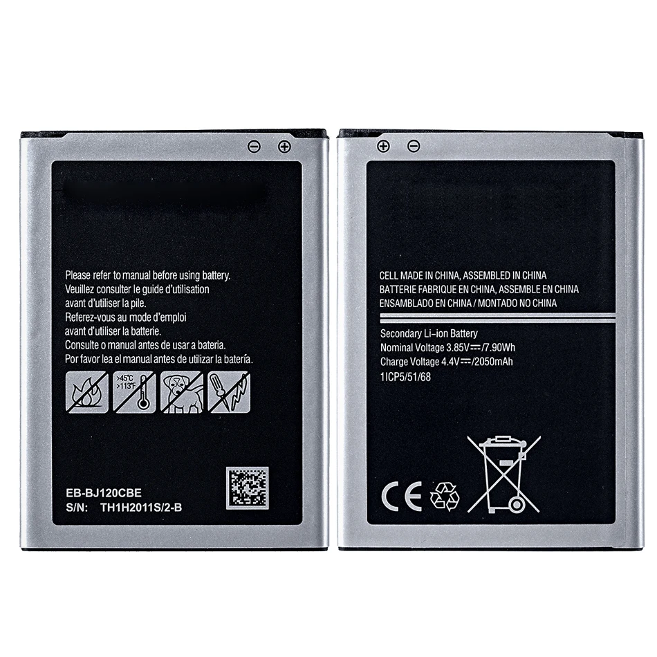 

EB-BJ120CBE EB-BJ120CBU Battery For Samsung Galaxy J1 2016 J120 J120F J120A J120H J120T J1 Version Express 3 2050mAh EBBJ120CBE