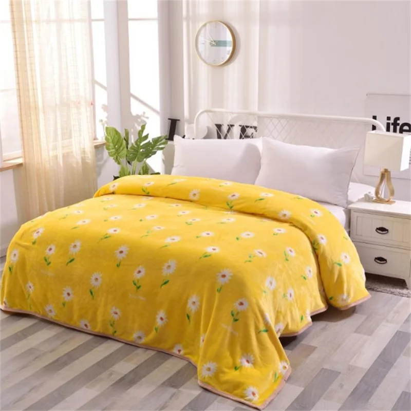 

Теплое Коралловое одеяло нового типа с принтом, домашнее антистатическое мягкое качественное тонкое фланелевое одеяло, стойкое теплое оде...