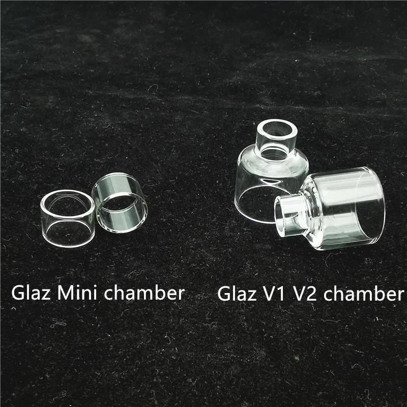 

2PCS FATUBE Glass Chambers for Glaz Mini Chamber / Glaz V1 V2 Chamber (Interior glass)