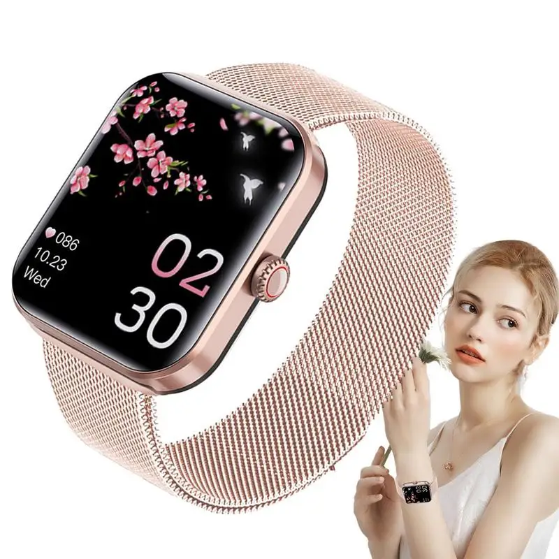 

Fitness Trackers 1.91inch Smartwatch For Men Women Waterproof Heart Rate Sleep Blood Oxygen Monitor Answer Call Sports Step