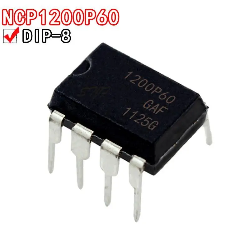 10 шт. NCP1200P60 DIP-8 1200P60 DIP8 NCP1200P60G DIP
