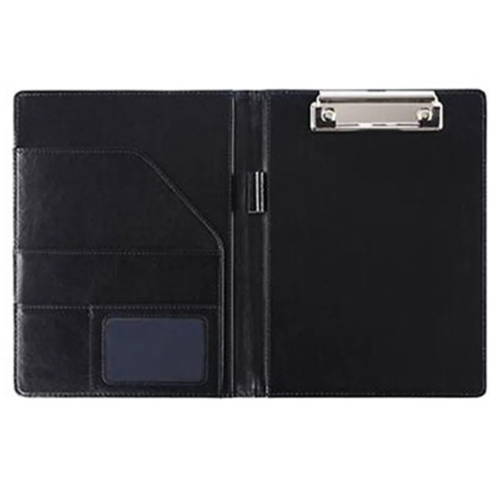 

A5 Storage Flip Document Bags School Stationery PU Leather Student Portable Protective Office Clip Board Home File Folder