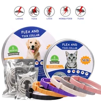 pet flea and tick collar for dogs cats up to 8 month flea tick prevention collar anti mosquito insect repellent puppy supplies