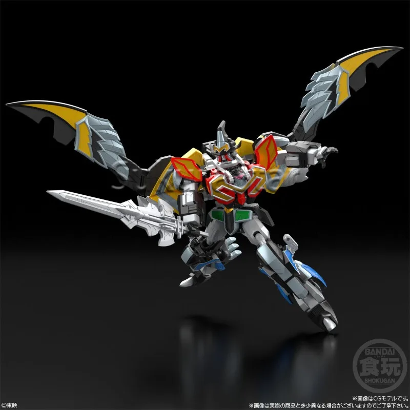 Фото В наличии: Коллекционная сборная фигурка Bandai SMP Mahou Sentai Magiranger MagicKing, 17,5 см, аниме-модель, игрушка №4
