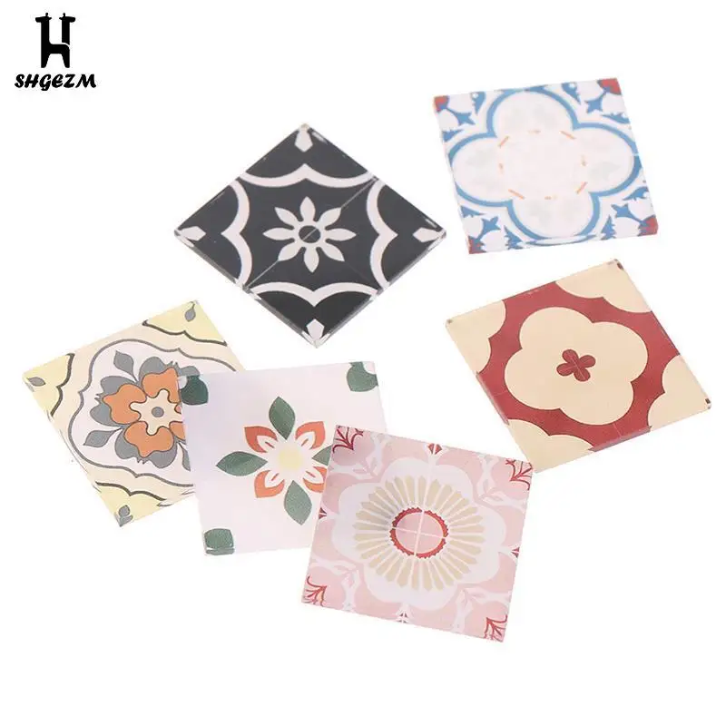 

1:12 Acrylic Brick Wall Stickers Floor Stickers Doll House Miniature Home Decor Doll House Floor Stickers Wall Stickers Kitchen
