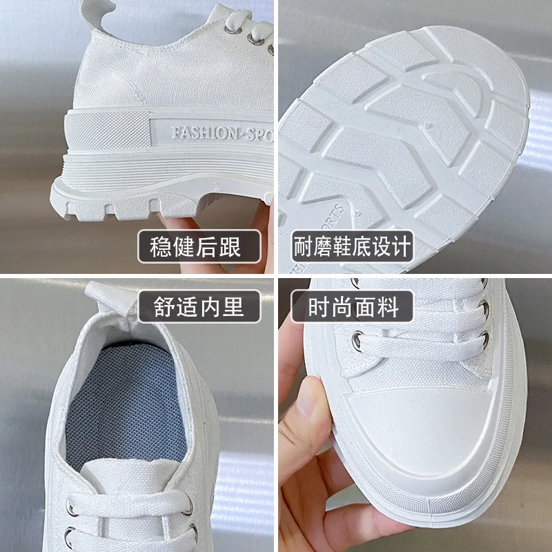 2023 Autumn New Platform Canvas Couple Casual Internet Celebrity Men's and Women's Fashion Shoes
