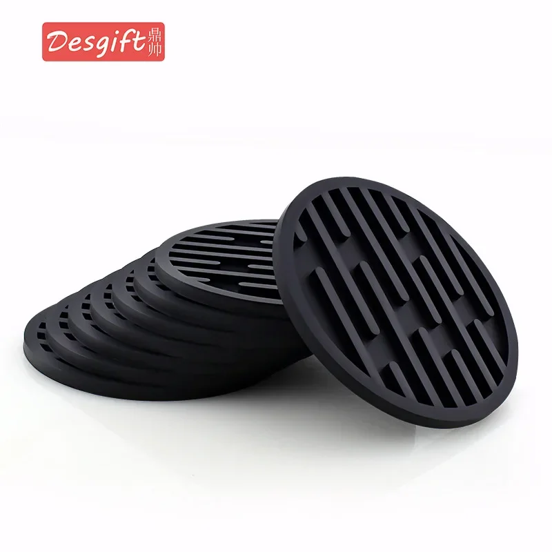 

Силиконовые круглые подставки под чашки