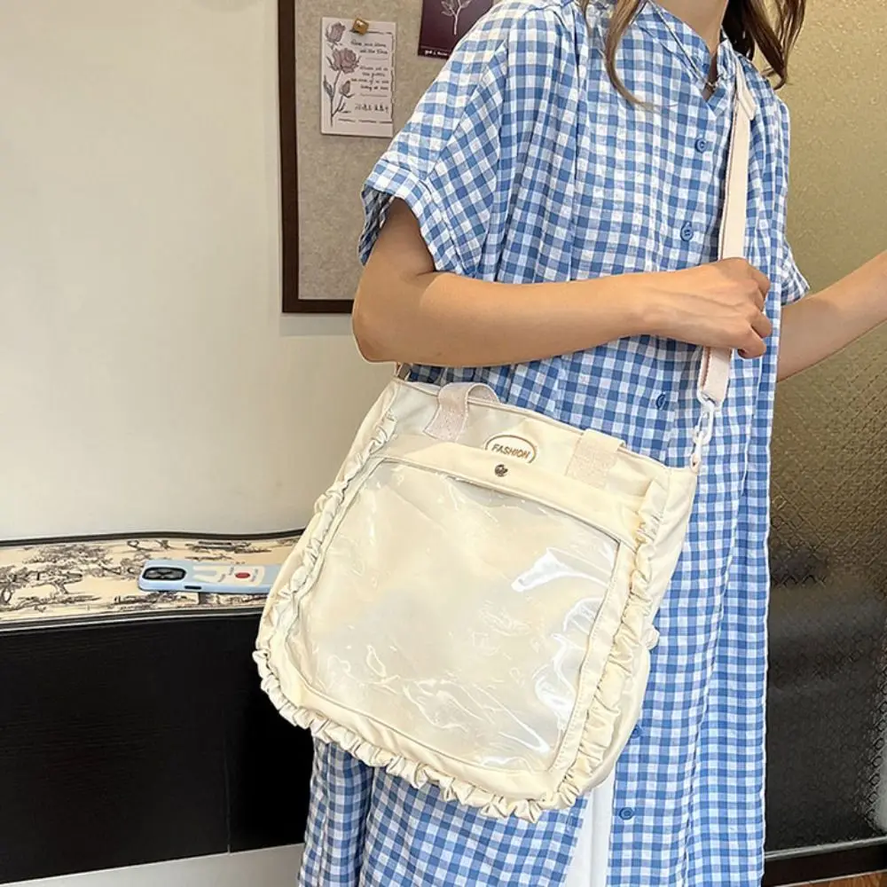 Универсальная ПВХ прозрачная нейлоновая сумка Itabag для показа значков холщовая