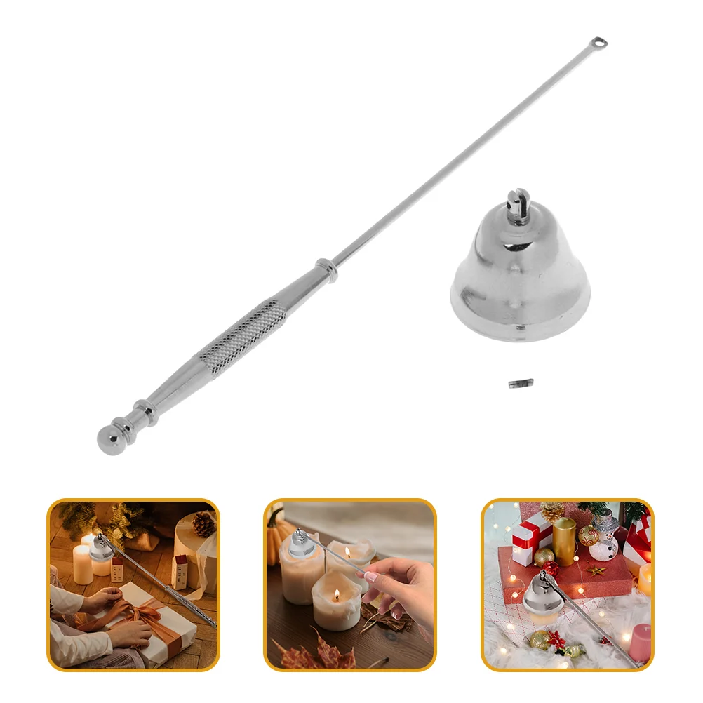 

Snuffer Wick Extinguisher Tool Flame Trimmersnuffersextinguish Handle Tealight Black Lovers Vintage Steel Stainless Clipper