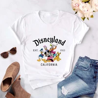 disneyland est 1955 california t shirts women mickey and friends printed usa popular instagram clothes fashion trend streetwear