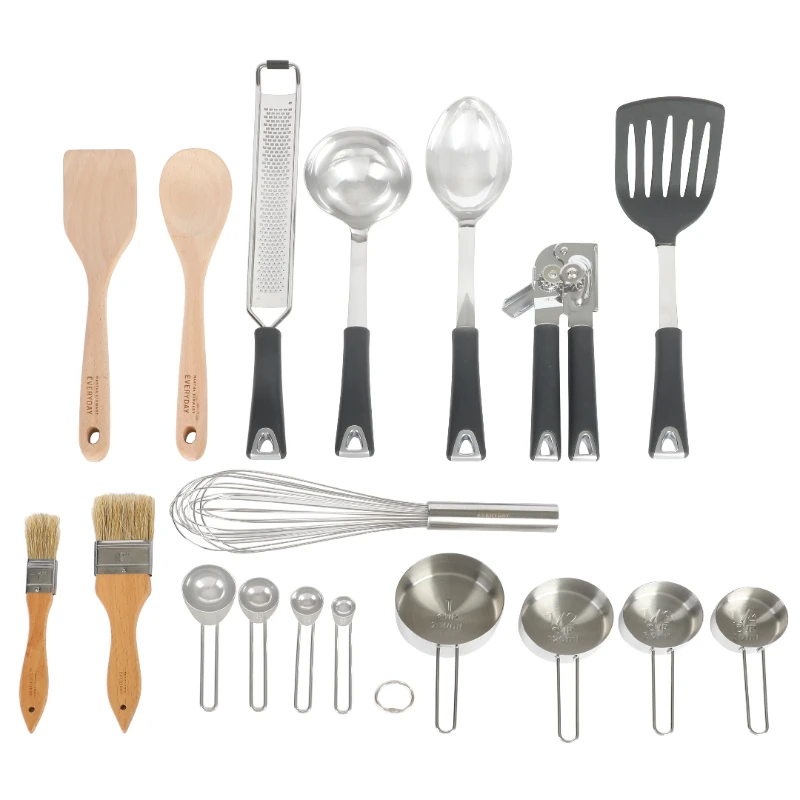 

Everyday 18-Piece Stainless Steel Gadget Set