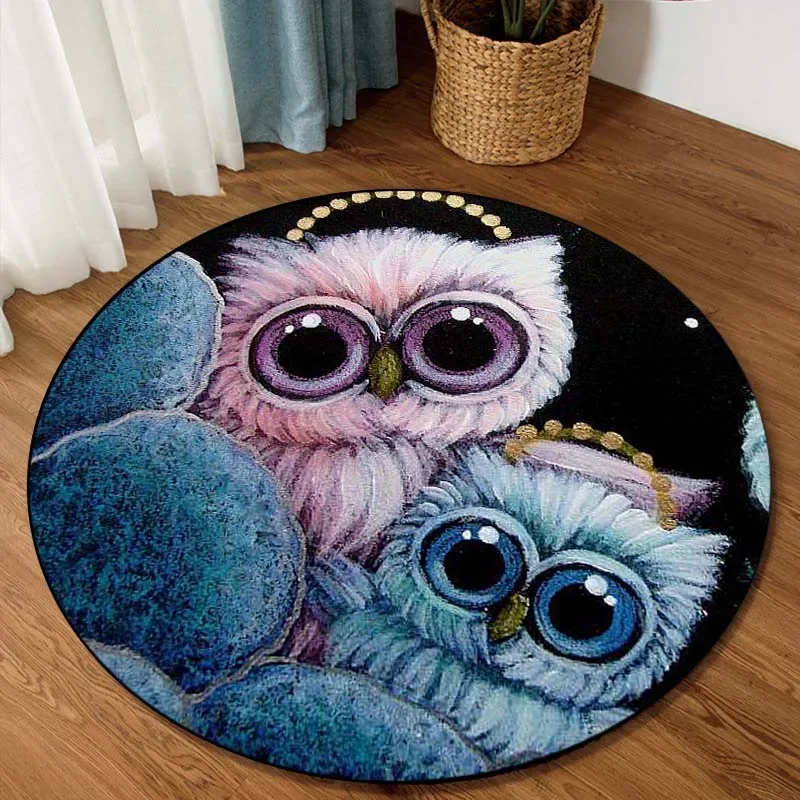 Милый дневной тигровый медведь рыбка круглый коврик напольные коврики ковер для