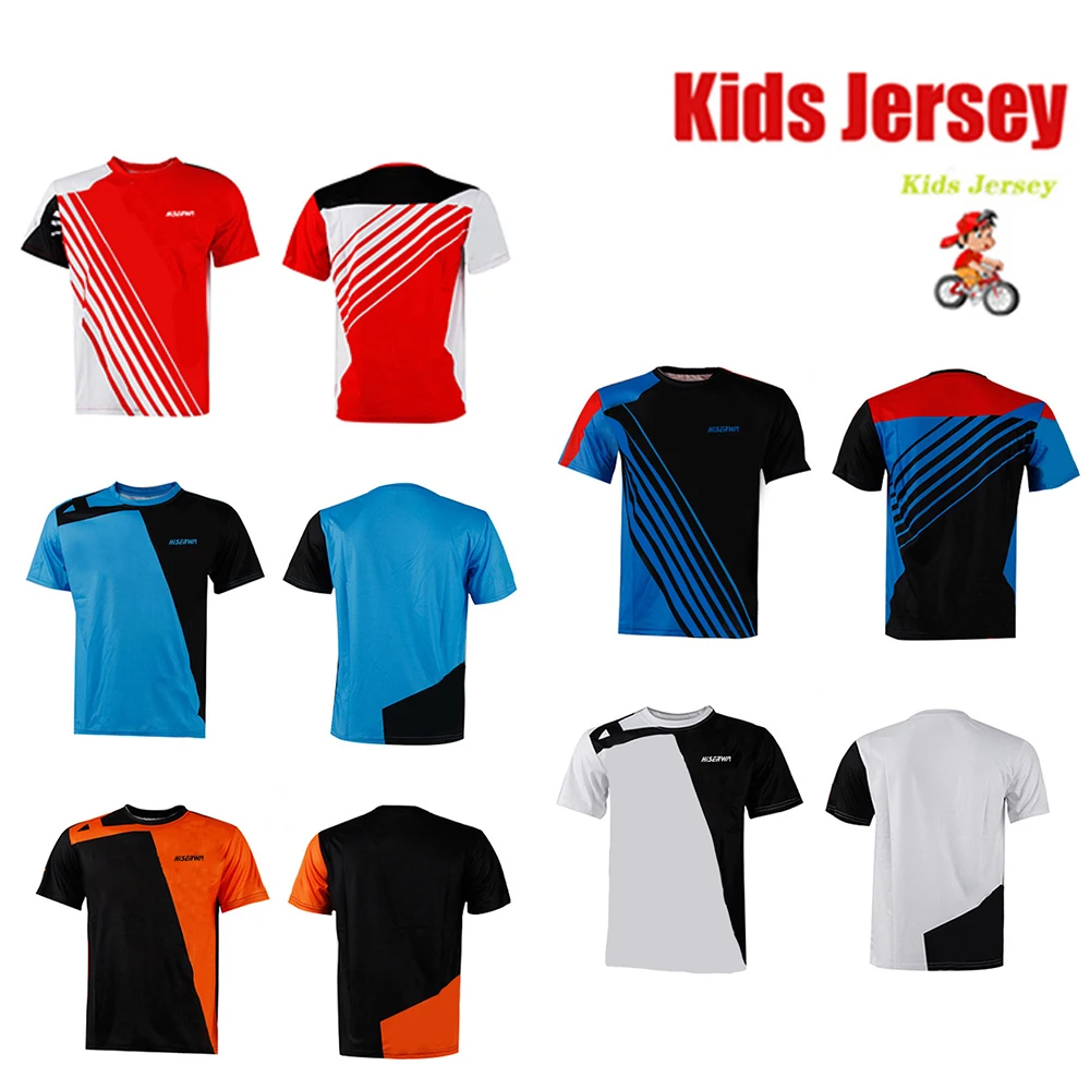 Детский трикотаж для горного велосипеда с короткими рукавами мотоциклетный