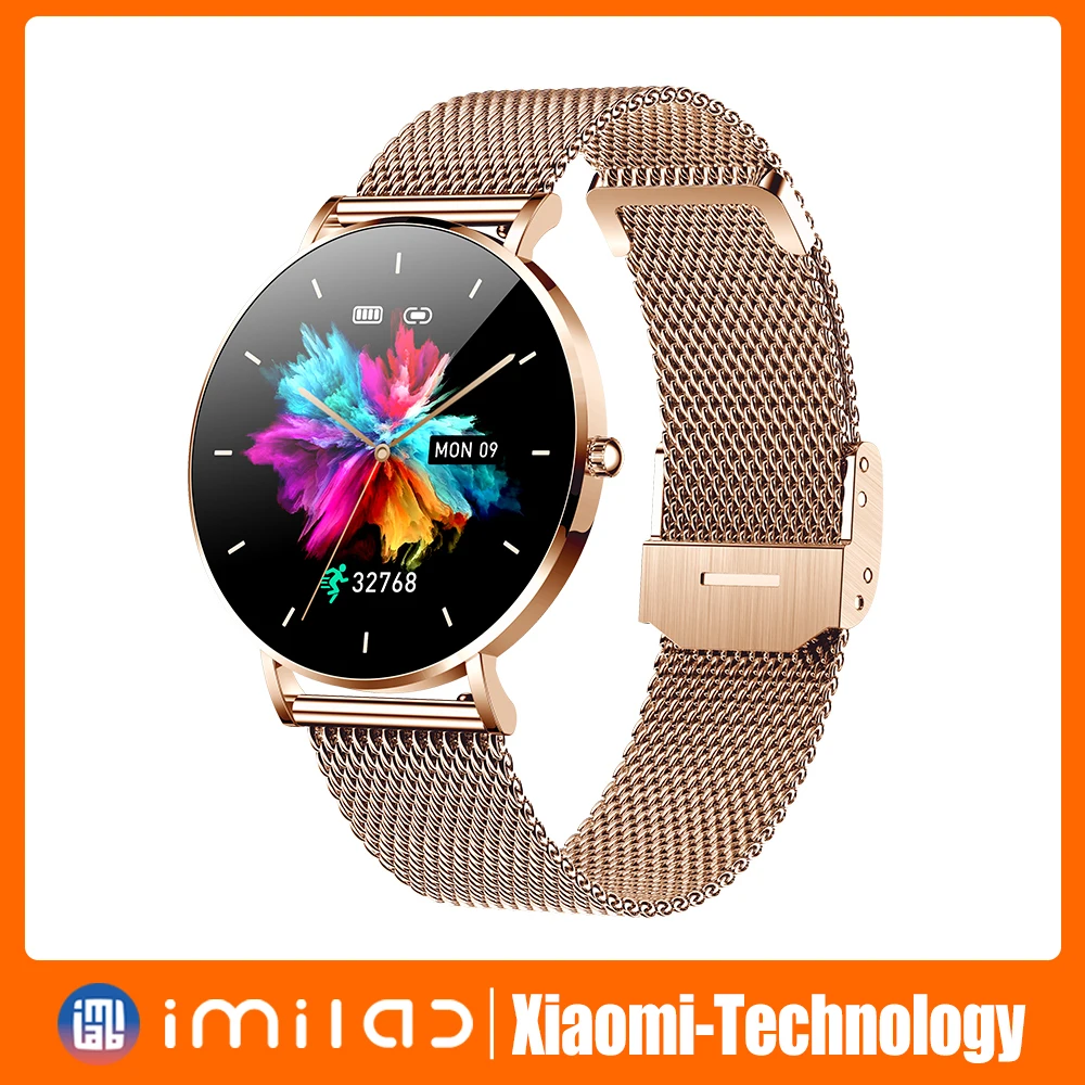 

Smart Watch T8 Smartwatch Women Ultra Thin 1.36" Heart Rate Blood Oxygen Monitor Fitness Tracker Famale Bracelet Ladies Gift