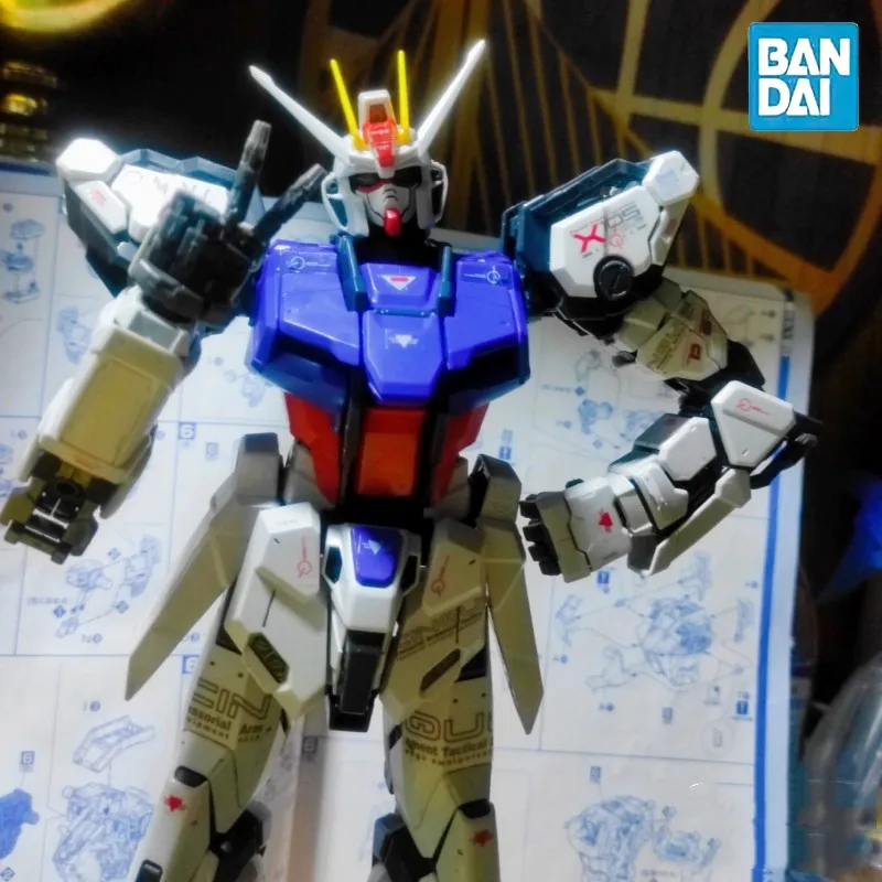 

Bandai Gunpla Pg 1/60 Gat-X105 + Aqm/e-Ym1, идеальная Модель для сборки, коллекционные модели роботов, модели, фигурки, подарок для детей