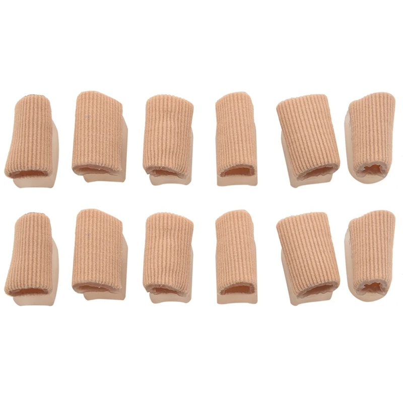 

Лидер продаж, 12X гелевые разделители для пальцев ног, корректор бурсита для перекрытия пальцев ног, волоконные разделители для пальцев ног с...