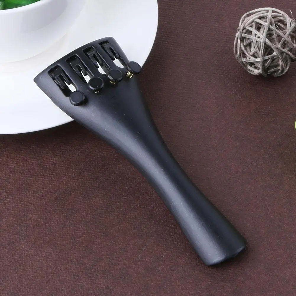 Запчасти для скрипок хвостовики из алюминия черные 3/4 4/4