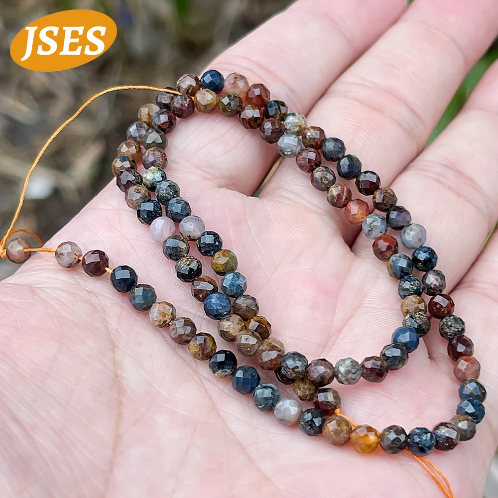 Натуральные 4 мм граненые бусины для изготовления ювелирных изделий