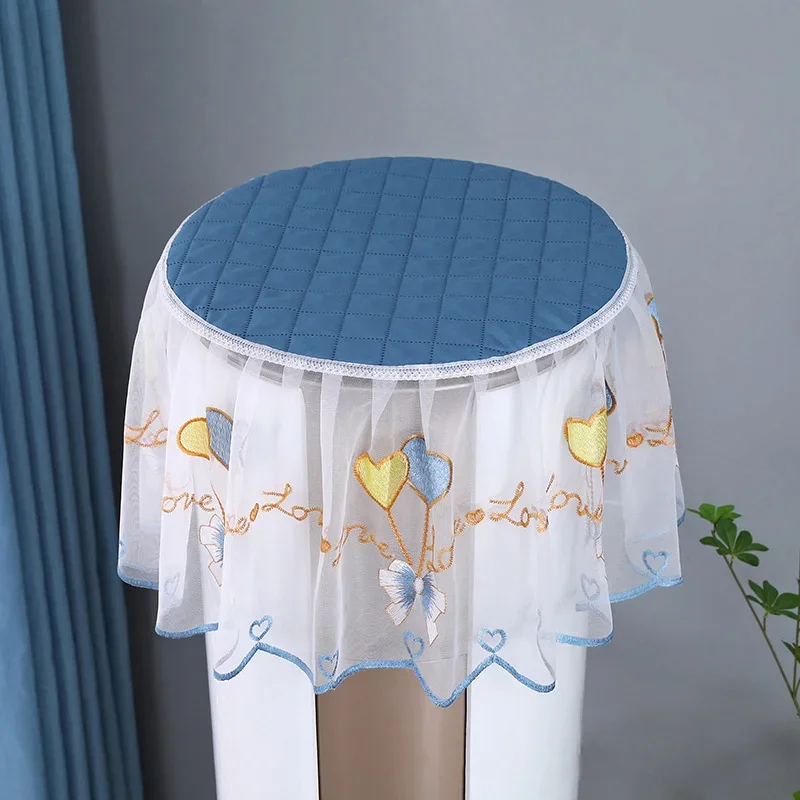 Круглая крышка кондиционера с кружевным узором защитный чехол вышивкой для Fritterer