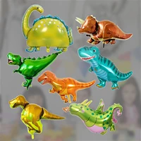 large dinosaur balloons jungle animal boys birthday party decors jurassic standing dragon kids toys air globos