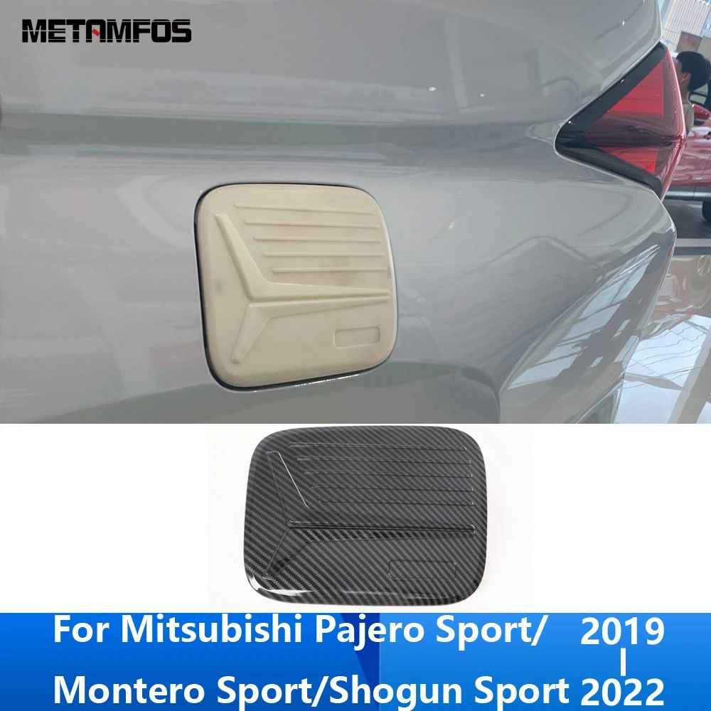 

For Mitsubishi Pajero/Montero/Shogun Sport 2019-2021 2022 Gas Fuel Tank Cover Trim Oil Filler Decoration Cap Car Accessories